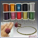 COLORED CRAFT WIRE - 26 gauge 18meters - blue color COLORED CRAFT WIRE - 26 gauge 18meters - blue color