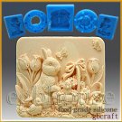 Food Grade Silicone Chocolate/fondant Mold - Missy’s Garden & Bunny Food Grade Silicone Chocolate/fondant Mold - Missy’s Garden & Bunny