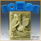 Food Grade Silicone Chocolate/fondant Mold -- Luna- Fairy of the Moon Food Grade Silicone Chocolate/fondant Mold -- Luna- Fairy of the Moon