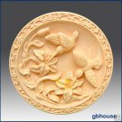Garden~Lily with classic frame - Silicone Soap Mold