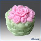 3D Silicone Soap and candle Mold – Rose Cake