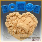 2D Silicone Soap/sugar/fondant/chocolate Mold –Garden Bee