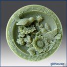 Garden Loving Birds on Sunflowers - Silicone soap mold