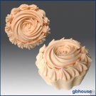 2D Silicone Soap/Candle Mold - Cup Cake with icing Top