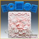 2D Silicone Soap/sugar/fondant/chocolate Mold - Gardenia