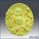 Baby Chicks with Flowers – Silicone Soap Mold