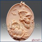 2D Silicone Soap Mold - Baby Witch on a Broom - Free Shipping 2D Silicone Soap Mold - Baby Witch on a Broom - Free Shipping