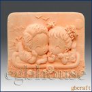 2D Silicone Soap Mold - Country Couple at Seashore
