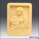 Silicone Soap Mold – Mother and Child in Niche Frame