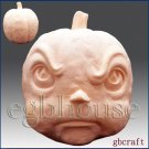 3D Silicone Soap/Candle Mold-Angry Pumpkin(2 parts assembled mold)-free shipping 3D Silicone Soap/Candle Mold-Angry Pumpkin(2 parts assembled mold)-free shipping
