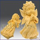 2 1/2D Silicone Soap Mold - Praying Angel Girl - Charmeine - FREE SHIPPING