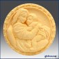 Silicone Soap Mold – Mother with Child on Lap – Round