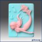 Silicone Ocean topic Soap Mold – Mermaid Ginetta - FREE SHIPPING
