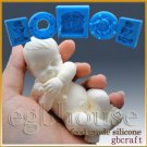 3D Silicone Soap/sugar/fondant/chocolat Mold-Lifelike Baby Jayden-free shipping