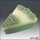Silicone Soap/Candle Mold -Wedding Cake Slice * Flower
