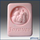 Bear with Me Forever – 2D Silicone Soap Mold
