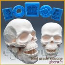 3D Silicone Soap/sugar/fondant/chocolat Mold-Scary Skeleton Head-free shipping 3D Silicone Soap/sugar/fondant/chocolat Mold-Scary Skeleton Head-free shipping