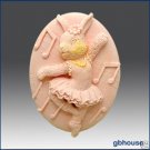 Silicone Soap Mold 2D – Bunny Ballerina