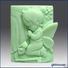 2D Silicone Soap Mold "Now I Lay Me Down to Sleep"Boy