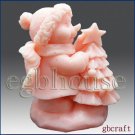 3D Silicone Soap/Candle Mold - Snowman decors Christmas Tree(2 parts assembled)