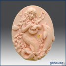 Silicone Soap Mold – Laura, Mermaid of the Lute