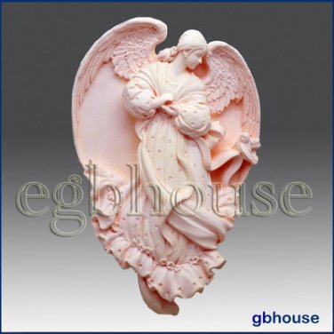 2D Silicone Soap Mold-Angel of Conception - Lailah