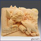 2D Silicone Soap Mold – – D is for Dolphin