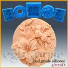 2D Silicone Soap/sugar/fondant/chocolate Mold - Handsome Hibiscus rosa-sinensis 2D Silicone Soap/sugar/fondant/chocolate Mold - Handsome Hibiscus rosa-sinensis