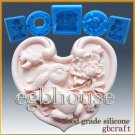 2D Silicone Soap/sugar/fondant/chocolate Mold - Oriental Zodiac Sign - Rabbit