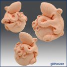 3d Silicone Soap n Candle Mold-Octopus with Soccer Ball