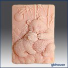2D Silicone Soap Mold – Panda