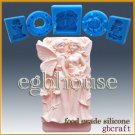 2D Silicone Soap/sugar/fondant/chocolate Mold –  twin fairys - Abella and Alysia