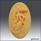 2D Silicone Soap Mold – Buddha finger holding Lotus