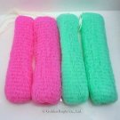 Exfoliating Mesh Soap Saver Bag - 4pcs per set (2 colors included) Exfoliating Mesh Soap Saver Bag - 4pcs per set (2 colors included)