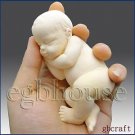 Lifelike Baby Aiden(2 parts assembled mold) - 3D Silicone Soap/Polymer caly Mold
