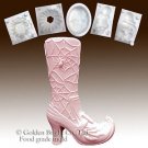3D Silicone Soap/sugar/fondant/chocolat Mold- Witch's Boo!T 3D Silicone Soap/sugar/fondant/chocolat Mold- Witch's Boo!T
