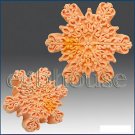 2D silicone Soap/polymer/clay/cold porcelain mold – Snowflake #8