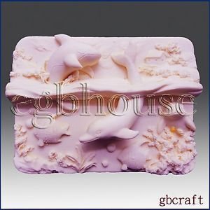Ocean Life - 2d Silicone Soap/polymer/clay/cold Porcelain Mold