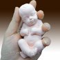 3D Silicone Soap/clay/Candle Mold-Lifelike Baby Ethan(2 parts assembled mold)