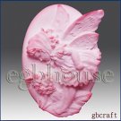 2D silicone Soap/Guest/polymer/clay/cold porcelain/candle mold-Mini Summer Fairy