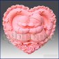 2D silicone Soap/polymer/clay/cold porcelain mold &acirc;�� Penguin Passion