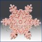 2D Silicone Soap/plaster/clay/cold porcelain Mold-Snowflake No 14