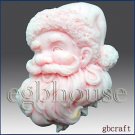 Joy Santa - Soap/candle/polymer/clay/cold Porcelain 2d Silicone Mold