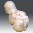 Lifelike Baby Mason -3D Silicone Soap/plaster/clay Mold (2 parts assembled mold) Lifelike Baby Mason -3D Silicone Soap/plaster/clay Mold (2 parts assembled mold)