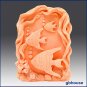 3 Framed Fish - Detail of high relief sculpture - Soap silicone mold
