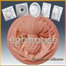 2D silicone  sugar/fondant/chocolate mold - Thistle