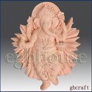 2D silicone Soap/polymer/clay/porcelain mold-Ganesha surrounding with Glare