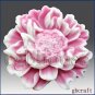 3D Silicone Soap/plaster/clay/Candle Mold-Charming Peony(2 parts assembled mold)