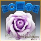 3D Silicone sugar/fondant/chocolate Mold-Lovely Rose-(2parts mold)-from designer