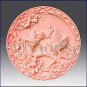 2D silicone Soap/polymer/clay/cold porcelain mold -  Three Birds on Bough
